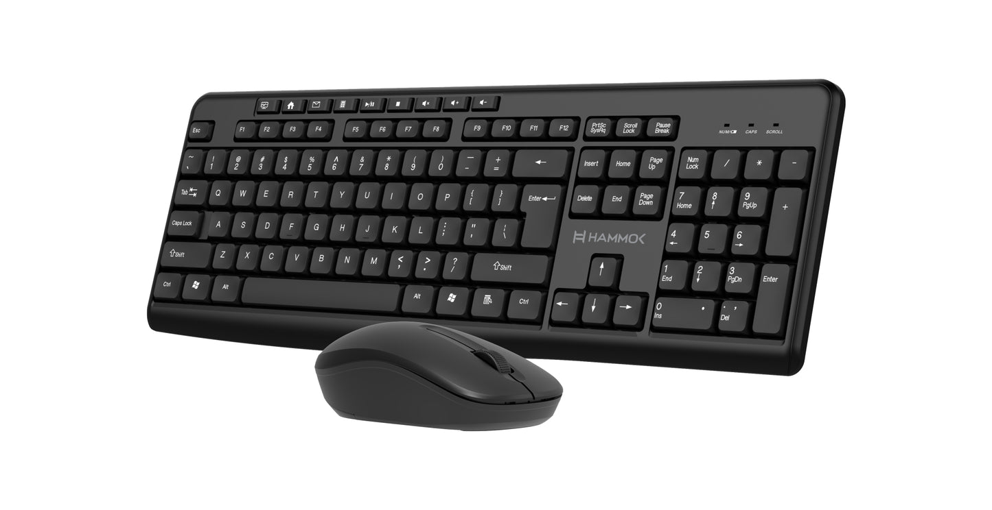 Hammok Clara Wireless Keyboard Mouse-Black