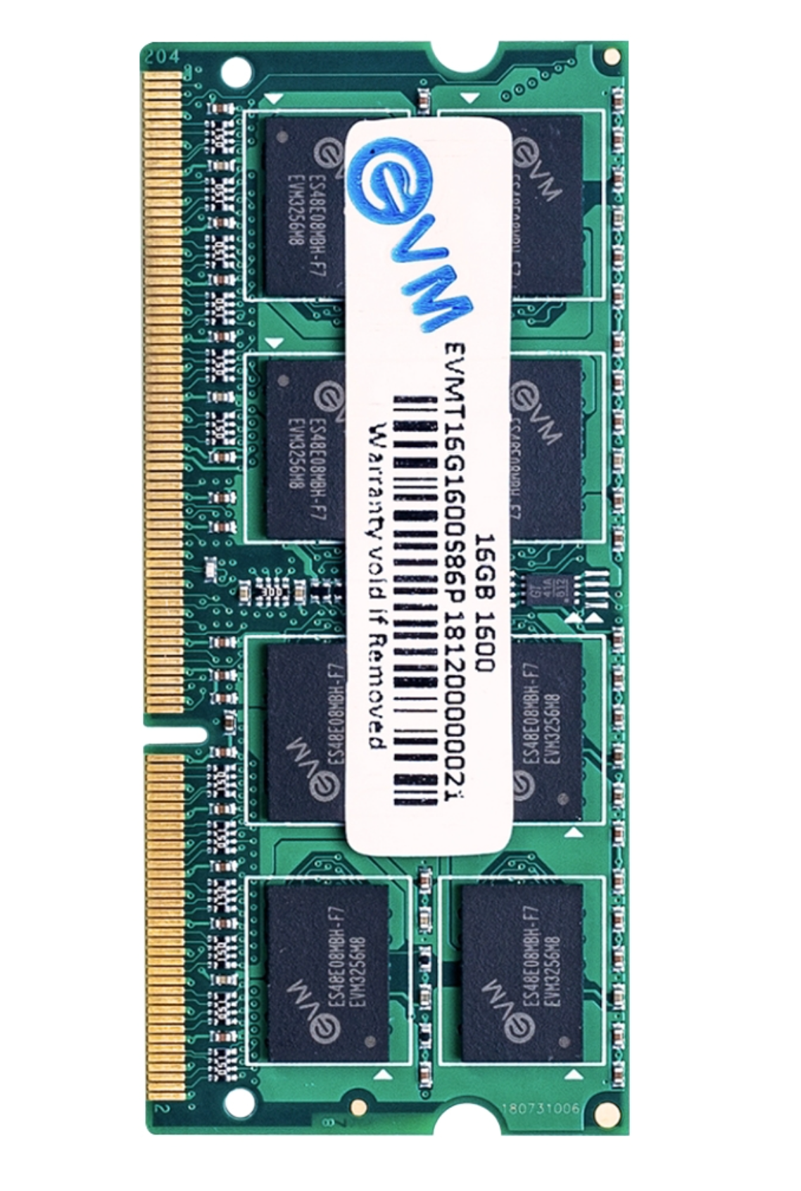 EVM 16GB DDR3 1600 MHZ Laptop