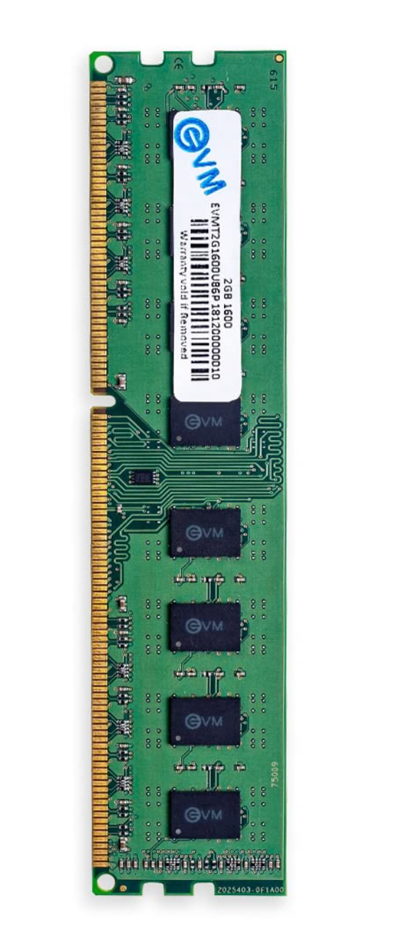 EVM 2 GB DDR3 1600 UDIMM (EVMT2G1600U86P)