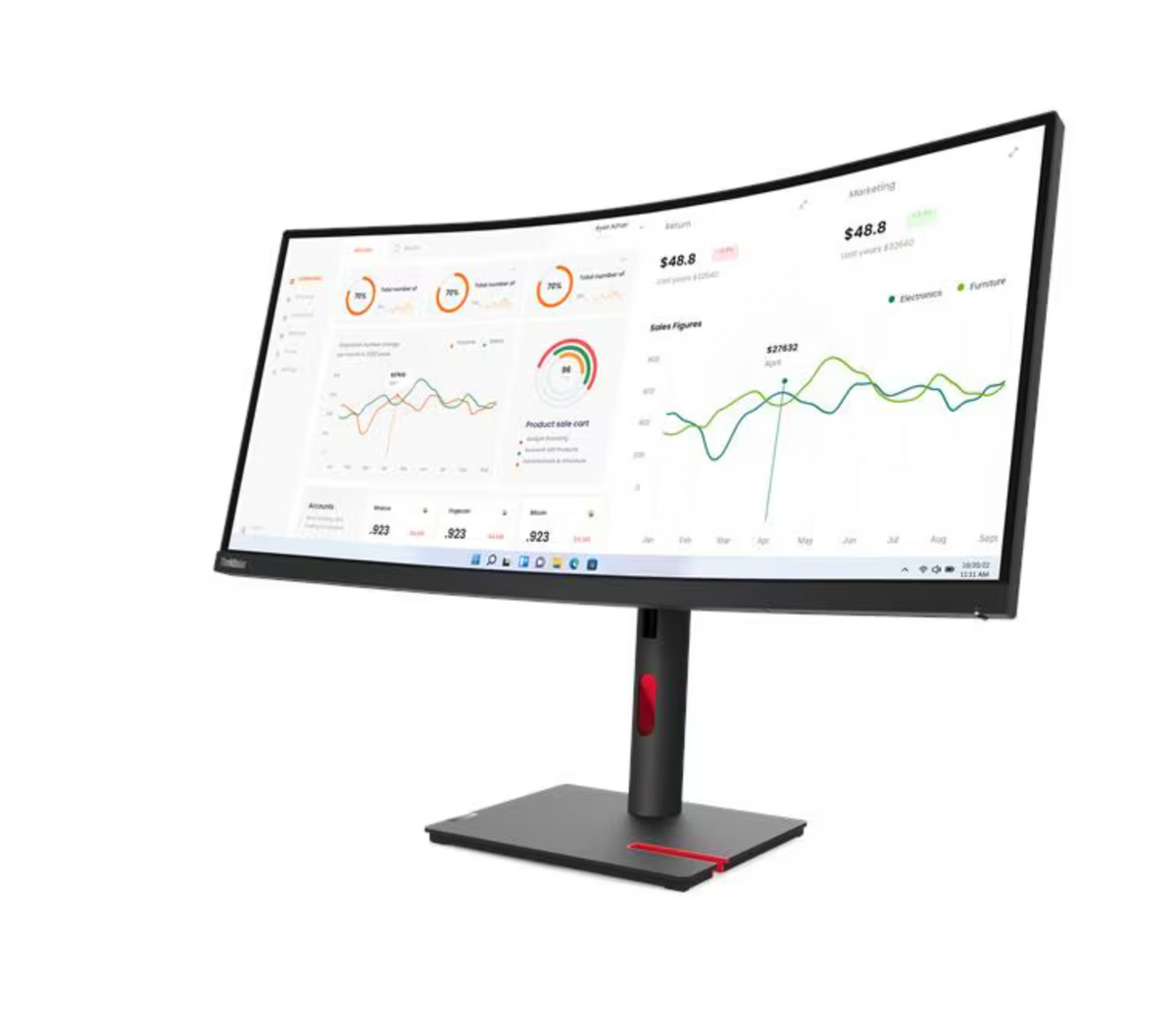 ThinkVision T34w-30 Monitor 63D4GAR1WW