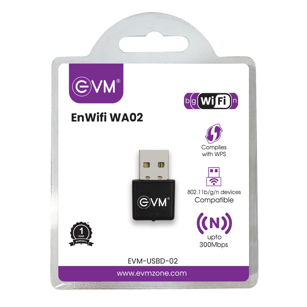 EVM 300 Mbps Wi-Fi Adaptor - Evmenwifi WA02