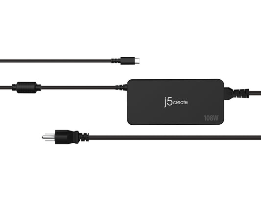 j5create 108W PD USB-C® Super Charger (JUP34108)