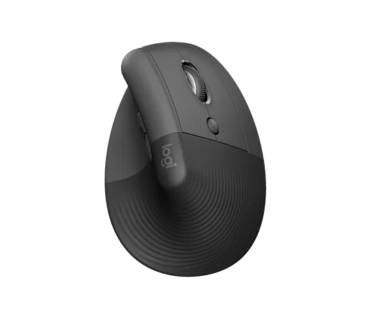 Logitech Lift Vertical Wireless Mouse (Graphite / Black)