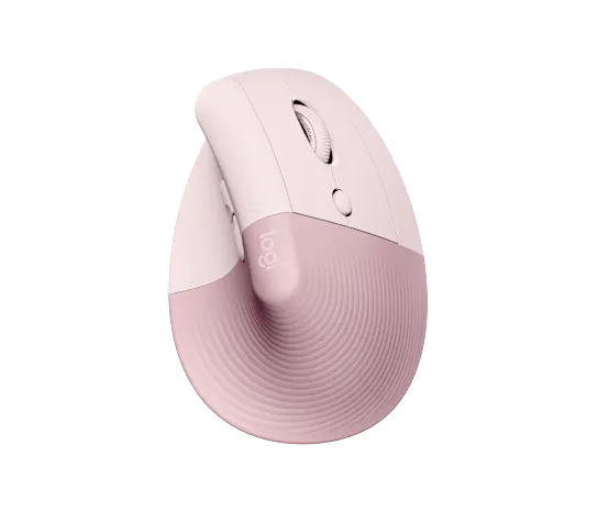 Logitech Lift Vertical Wireless Mouse (Rose / Dark Rose)