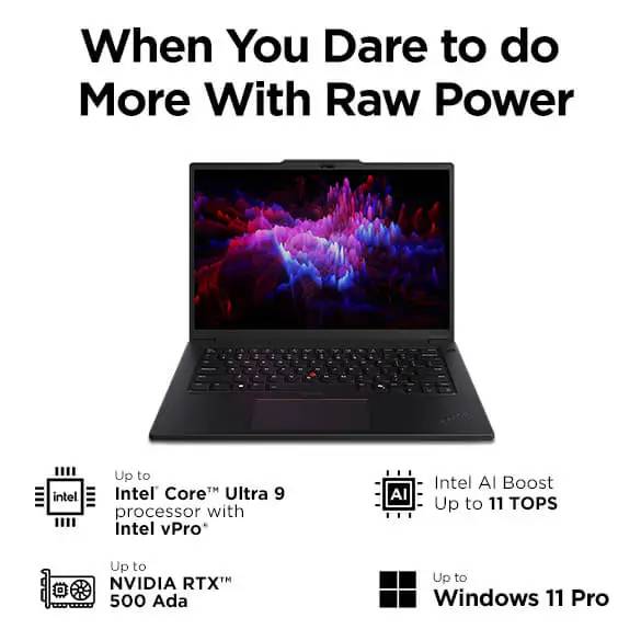 Lenovo P14s Gen 5 (21G2S08C00) - Intel Core Ultra 7 155H, 16GB RAM, 1TB SSD, Windows 11