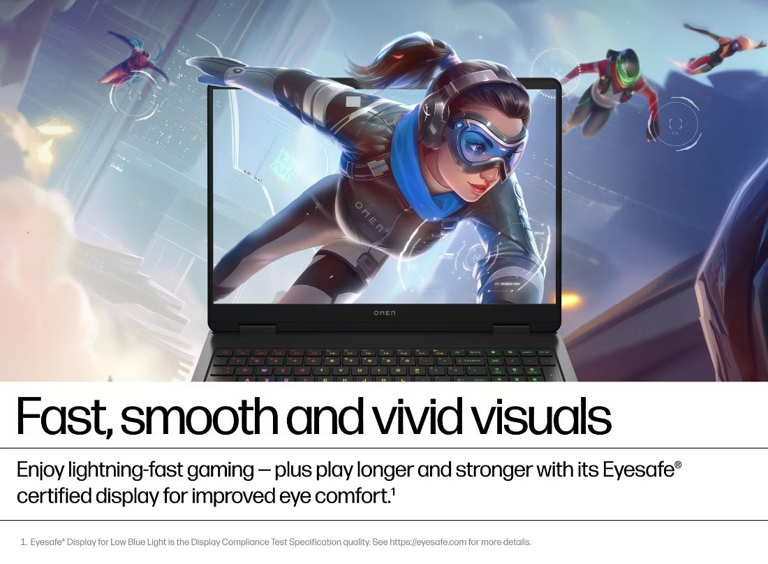 HP OMEN Gaming Laptop 16-am0279TX - Core i9-14900HX, 24GB DDR5 , 1TB SSD, Shadow Black