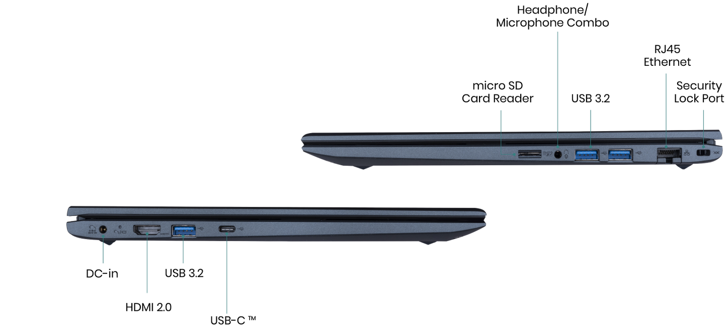 Dynabook Satellite Pro C40-K 14.0" Business Laptop - Intel Core 5 120U, 8GB DDR4, 512GB SSD, No OS | PSY26G-01R00G