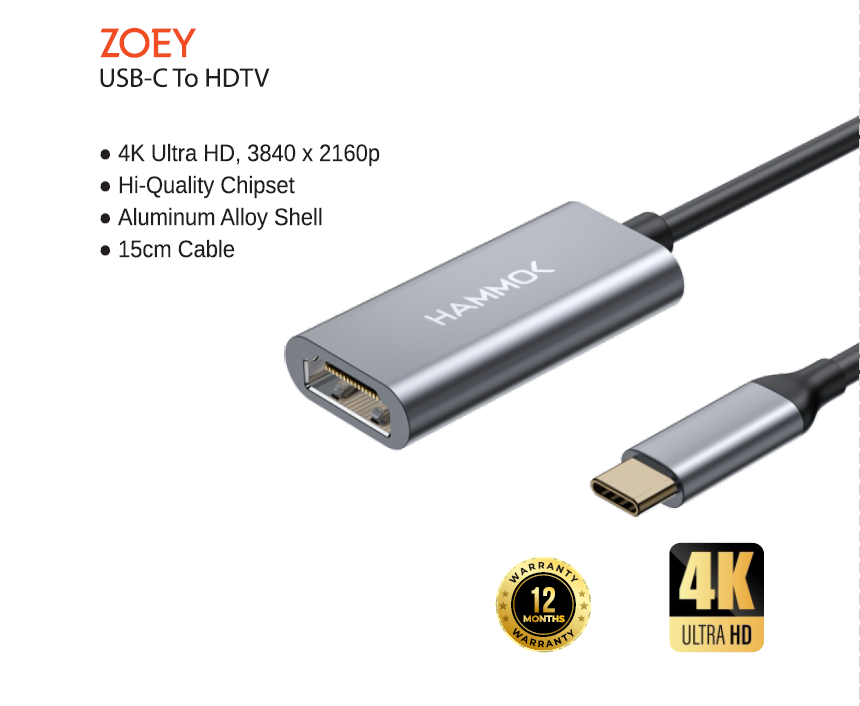 Hammok Zoey USB-C HDTV