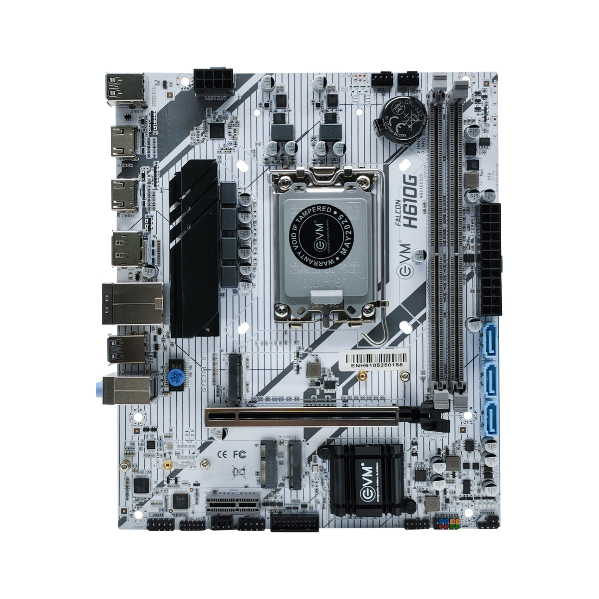 
EVM Motherboard H610GN DDR4 With NVME