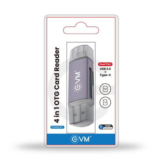 
EVM USB 2.0 + Type C Card Reader (EVM Acr Plus)