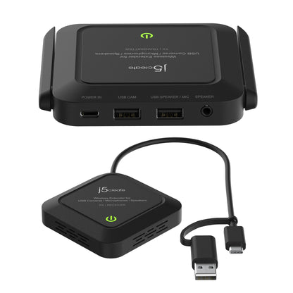j5create Wireless Extender for USB™ Cameras / Microphones /  Speakers (JVW120)
