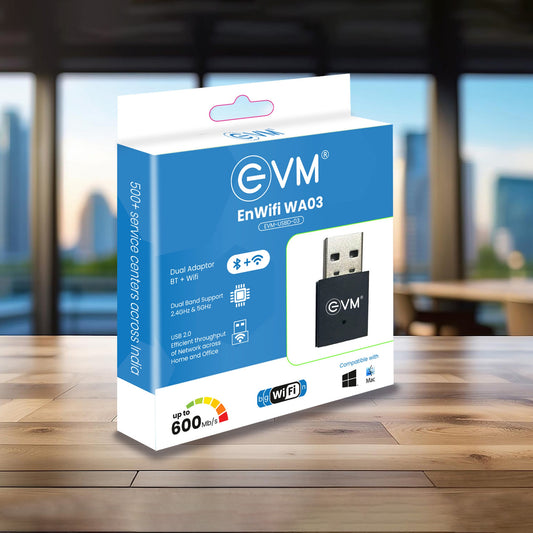 
EVM 600 Mbps Wi-Fi+ BT Adaptor - Evmenwifi WA03