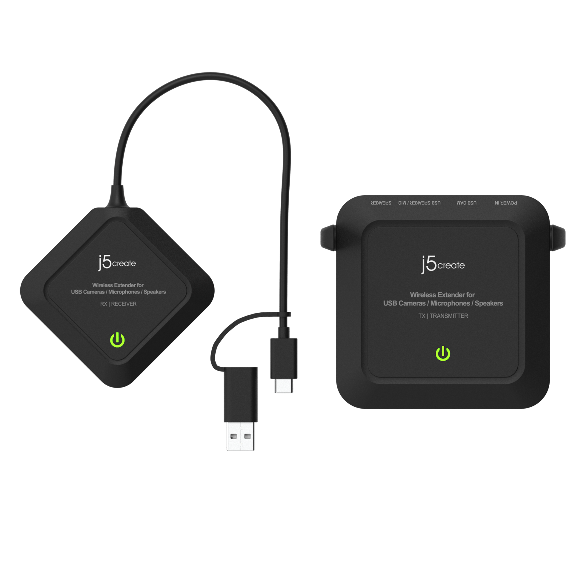 
j5create Wireless Extender for USB™ Cameras / Microphones /  Speakers (JVW120)
