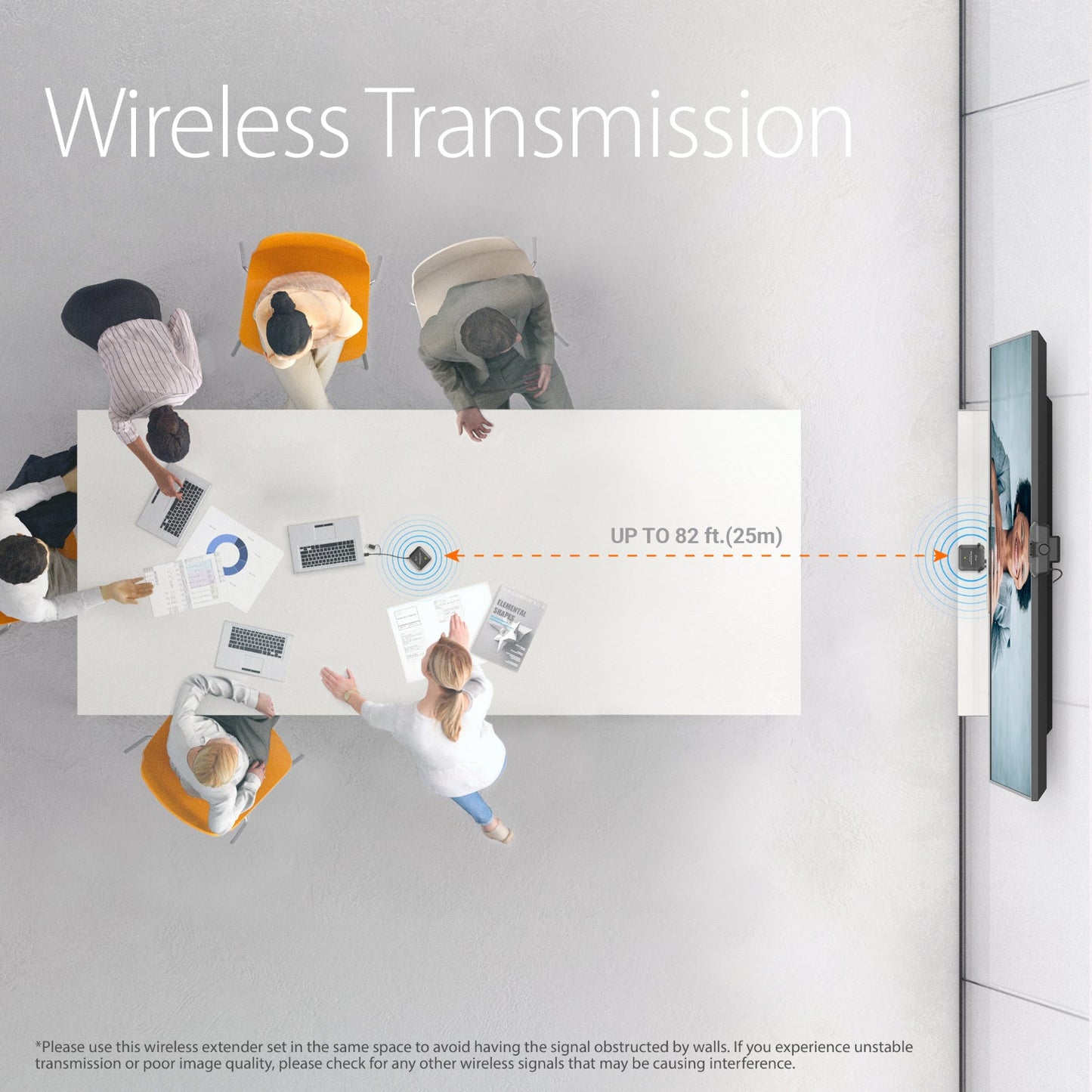 
j5create Wireless Extender for USB™ Cameras / Microphones /  Speakers (JVW120)