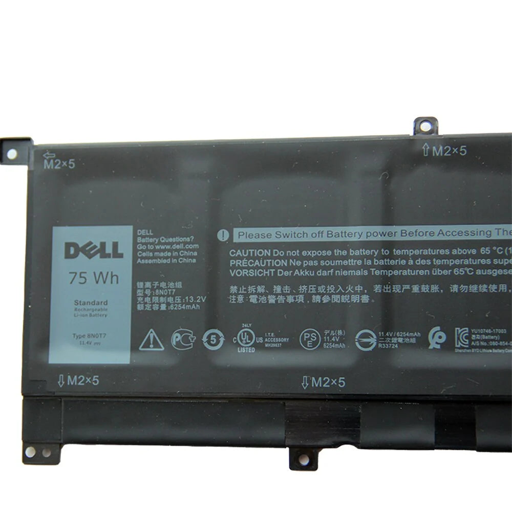 
Dell Bettery 75WHR 6 Cell Lithium