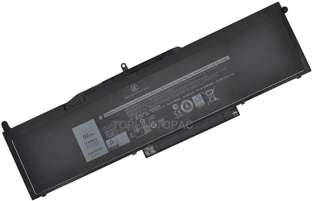 
Dell Precision 15 3520 3530 Latitude 5580 Series Laptop Bettery 92WHR 6 Cell