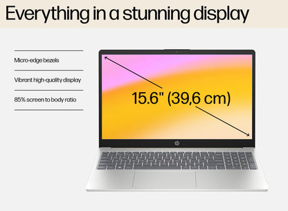 HP 15-fd0682TU - Core 5-120U, 16GB DDR4, 512GB SSD, 15.6", Win11 Home