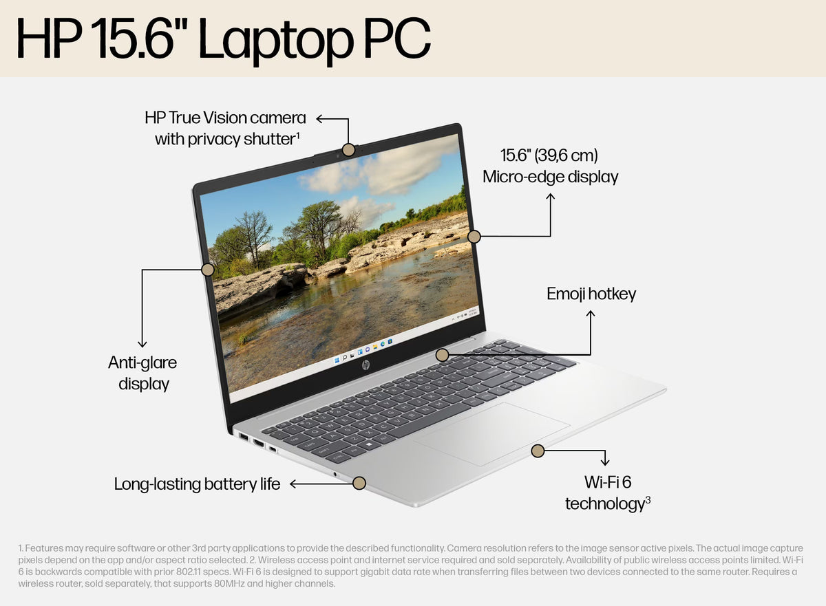 
HP 15-fd0682TU - Core 5-120U, 16GB DDR4, 512GB SSD, 15.6", Win11 Home