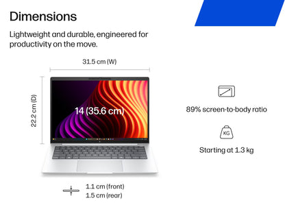 HP Elitebook EB8 G2i (DF6S1PT#ACJ) - Intel Core Ultra 5 325, 32GB DDR5, 2TB SSD, Windows 11