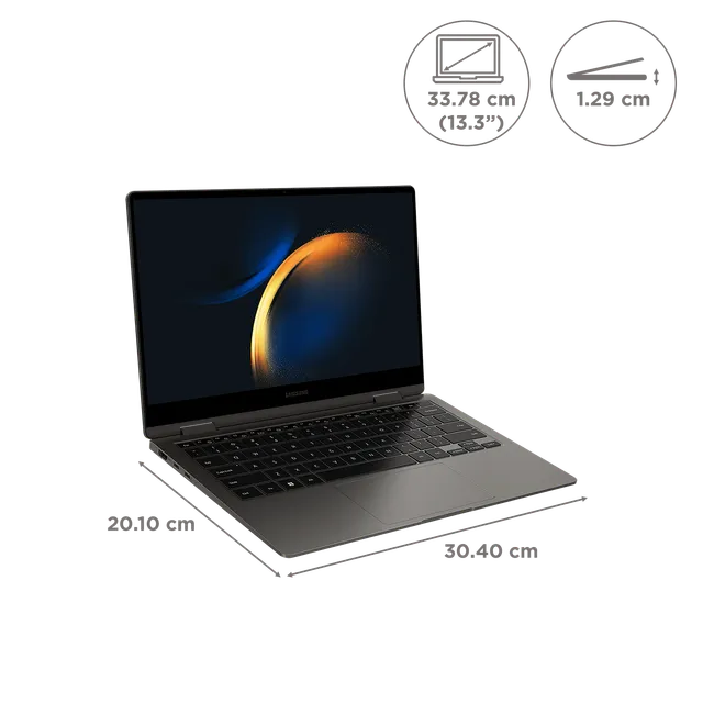 
Samsung GALAXY BOOK 3 360 (NP734QFG-LA2IN) - Intel i5 1335u, 16GB RAM, 16GB SSD + 512GB SSD, Windows 11
