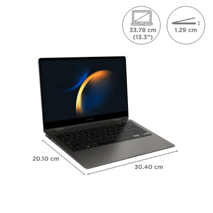 Samsung GALAXY BOOK 3 360 (NP734QFG-LA2IN) - Intel i5 1335u, 16GB RAM, 16GB SSD + 512GB SSD, Windows 11