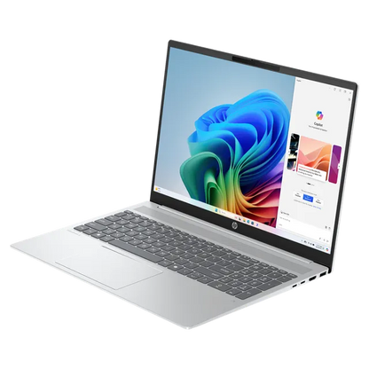 HP OmniBook 5 NG AI PC 16-ag1048AU - AMD Ryzen AI 7 350 (8C) 50 NPU TOPs, 16GB LPDDR5X 7500 on-board, 512GB PCIe Gen4, Glacier Silver AI logo