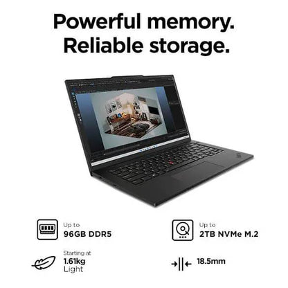 Lenovo P14s Gen 5 (21G2S08C00) - Intel Core Ultra 7 155H, 16GB RAM, 1TB SSD, Windows 11