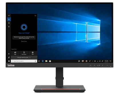 Lenovo ThinkVision S22e-20 (21.5 inch) Monitor Port -1x HDMI® 1.4, 1x VGA (62C6KAR1WW)