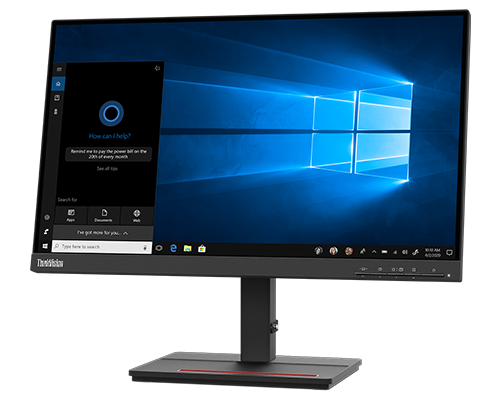 
Lenovo ThinkVision S22e-20 (21.5 inch) Monitor Port -1x HDMI® 1.4, 1x VGA (62C6KAR1WW)