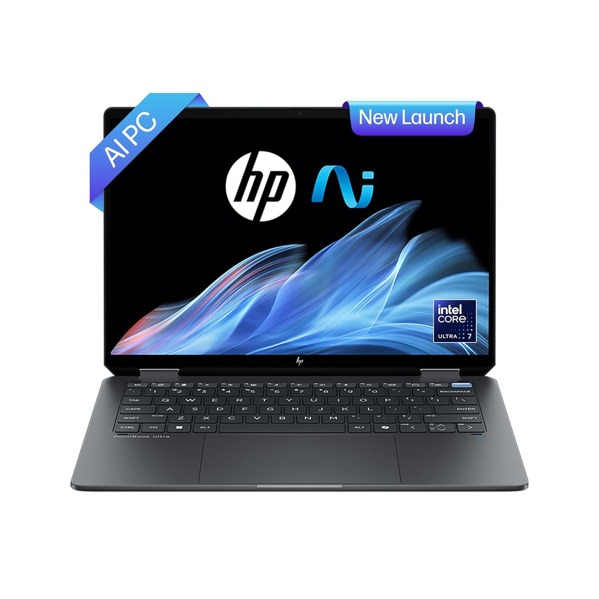 
HP Omnibook Ultra Flip 14-fh0046TU - Intel Core Ultra 7 258V (8C) next gen AI PC, 32GB 8533 LPDDR5X on-board, 1TB SSD, Athmospheric Blue