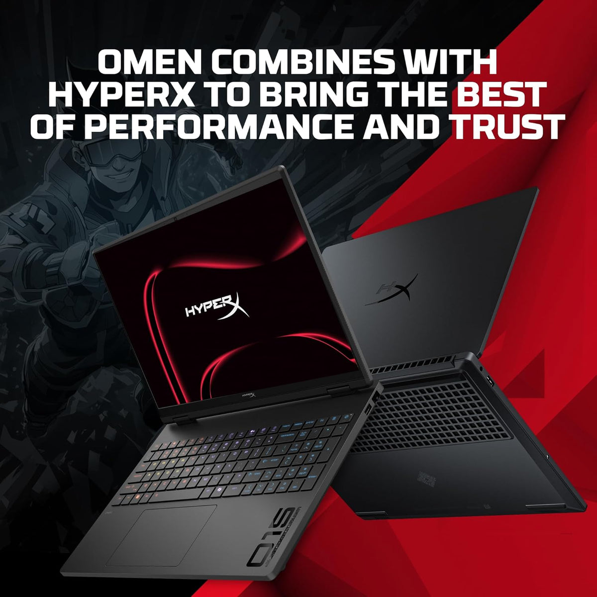 
HP HyperX Omen 15-gb0038AX - Ryzen 7 260, 24GB DDR5, 1TB SSD, Shadow Black - 1080p TNR