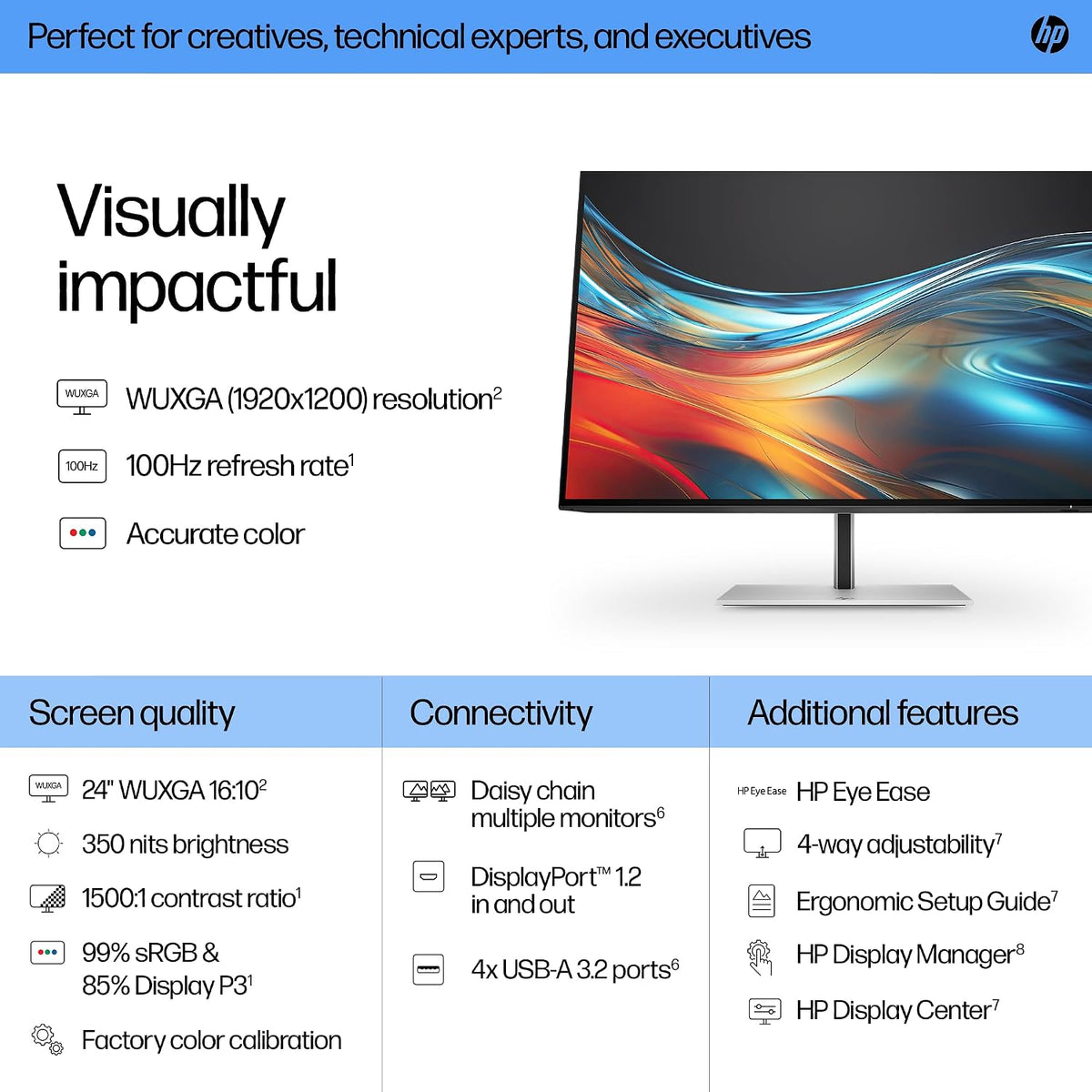 
HP S7 Pro 724pn WUXGA MNTR (8X534AA#ACJ)