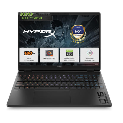 HP HyperX Omen 15-gb0038AX - Ryzen 7 260, 24GB DDR5, 1TB SSD, Shadow Black - 1080p TNR