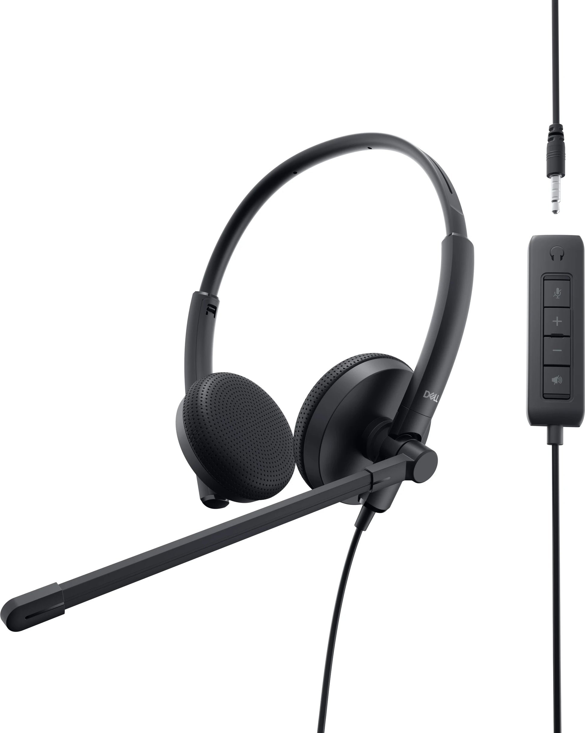 
DELL Stereo Headset - WH1022 USB On-Ear with Mic and Audio Controls Wired Headset