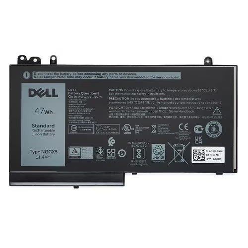 
Dell 3-cell 47 Wh Lithium Ion Replacement Battery for Select Laptops