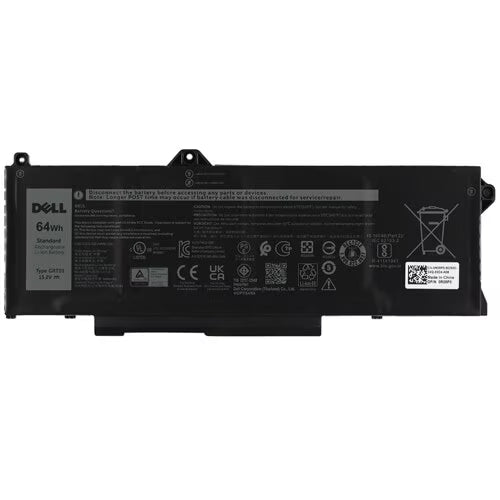 
Dell 4-cell 64 Wh Lithium Ion Replacement Battery for Select Laptops
