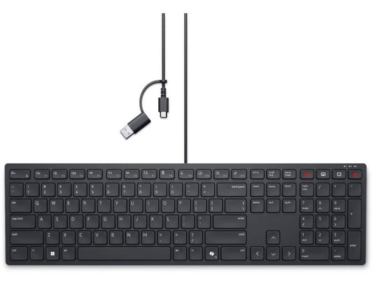 
Dell Pro Silent Wired Collaboration Keyboard - KB525C - US International