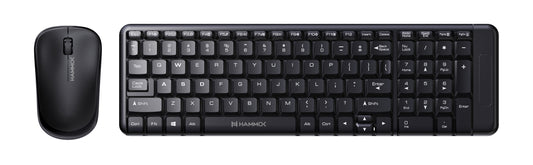 
Hammok Ezra Wireless Keyboard Mouse-Black