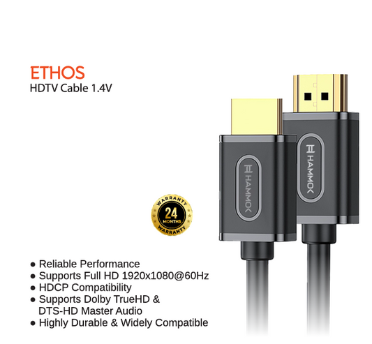 
Hammok Ethos 20M HDTV Cable 1.4v