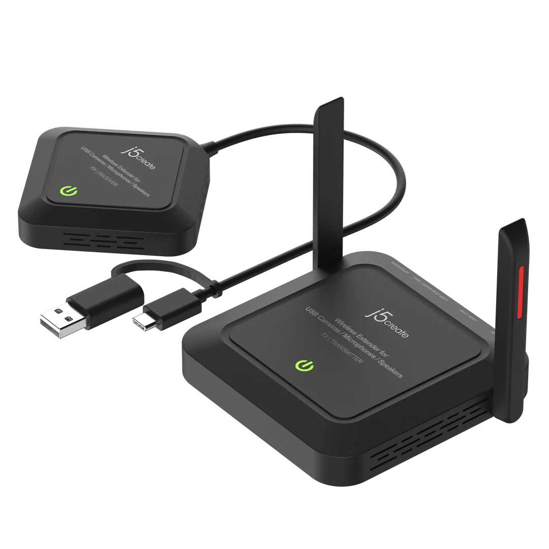 
j5create Wireless Extender for USB™ Cameras / Microphones /  Speakers (JVW120)