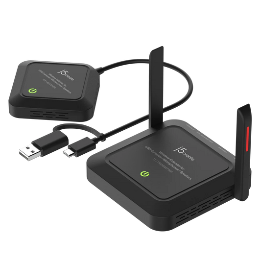 
j5create Wireless Extender for USB™ Cameras / Microphones /  Speakers (JVW120)