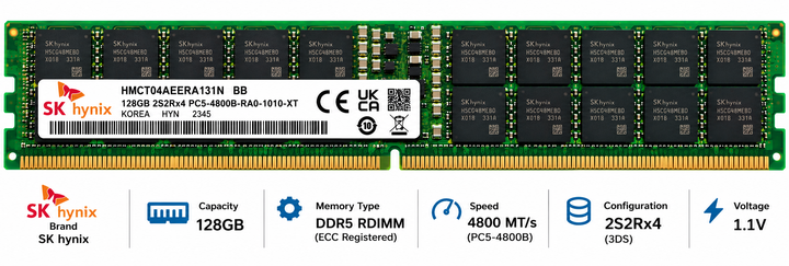 SK hynix 128GB DDR5-4800 Server RAM