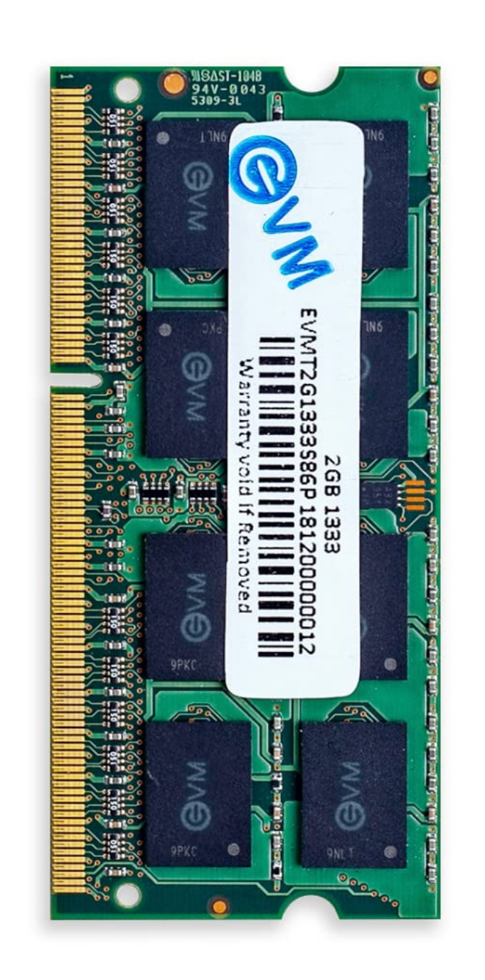 
EVM 2 GB DDR3 1333 SODIMM (EVMT2G1333S86P)
