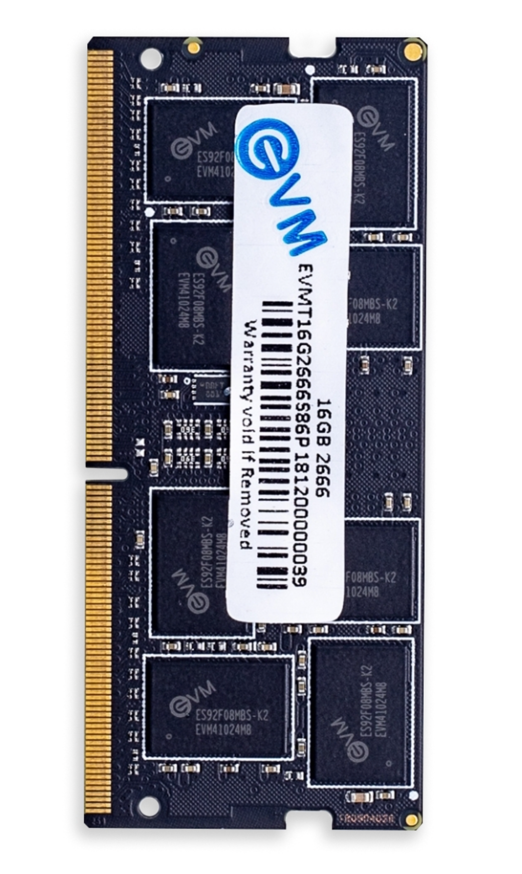 
EVM 16 GB DDR4 2666 SODIMM (EVMT16G2666S86P)