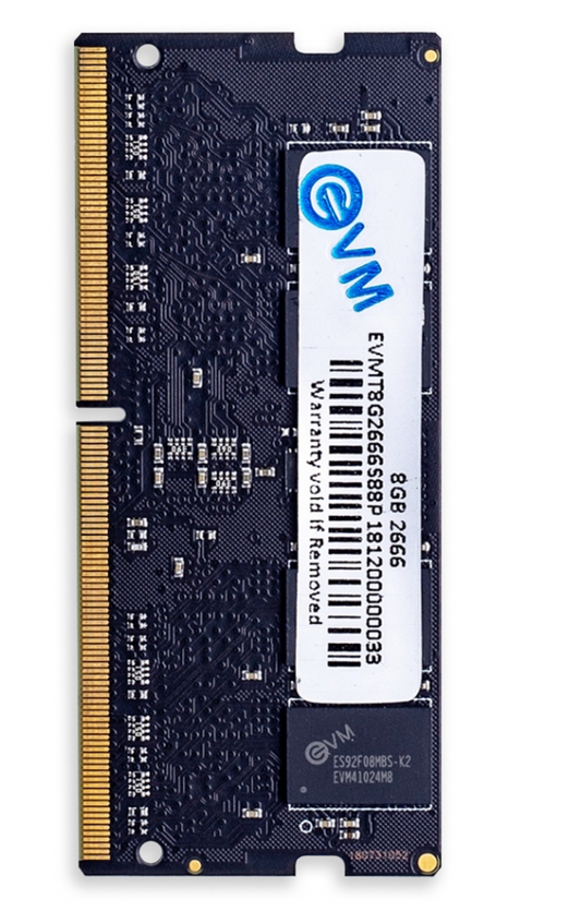 
EVM 8 GB DDR4 2666 SODIMM (EVMT8G2666S88P)