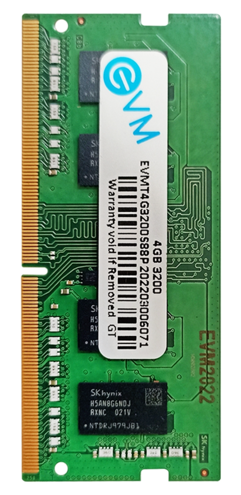 
EVM 4GB DDR4 3200 MHZ Laptop (EVMT4G3200S88P)