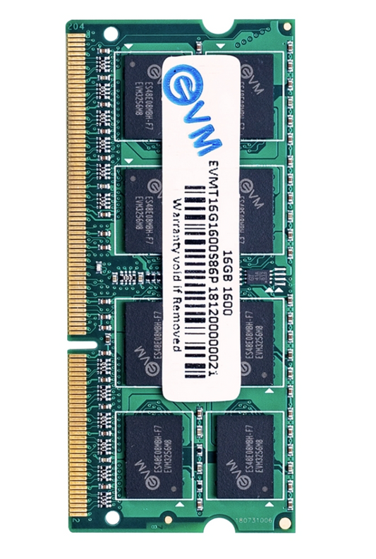
EVM 16GB DDR3 1600 MHZ Laptop