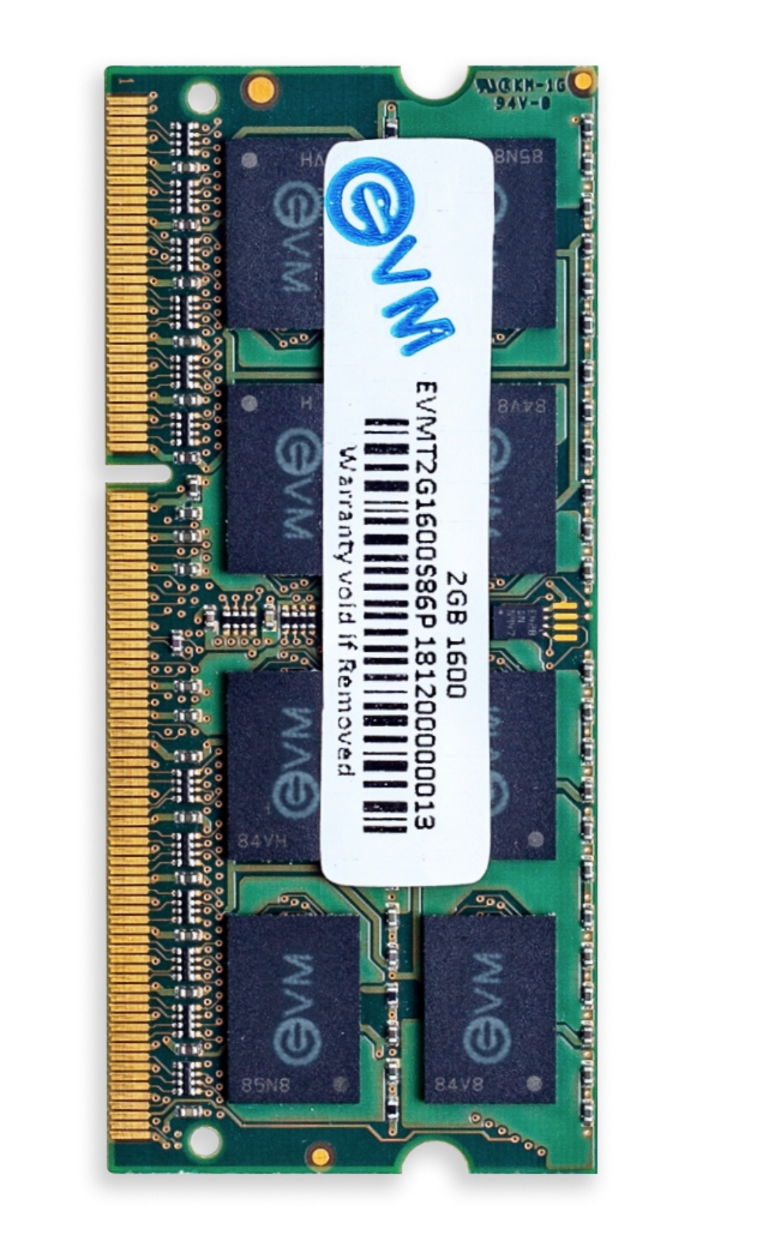 
EVM 2 GB DDR3 1600 SODIMM (EVMT2G1600S86P)