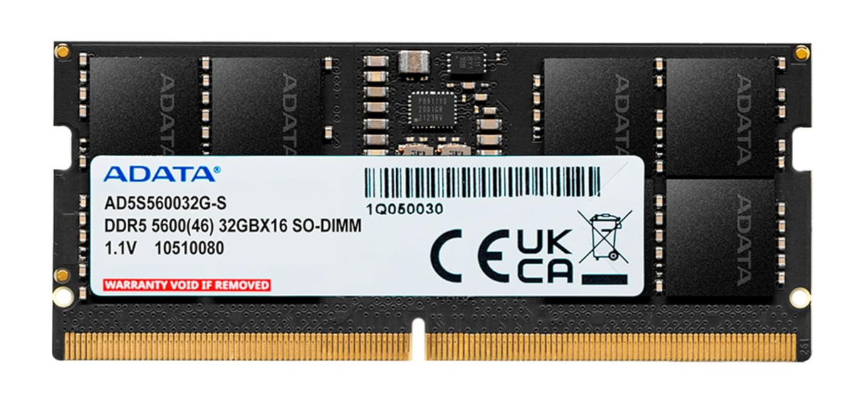 
ADATA 32GB 5600MHz So-Dimm DDR5 For Laptop RAM