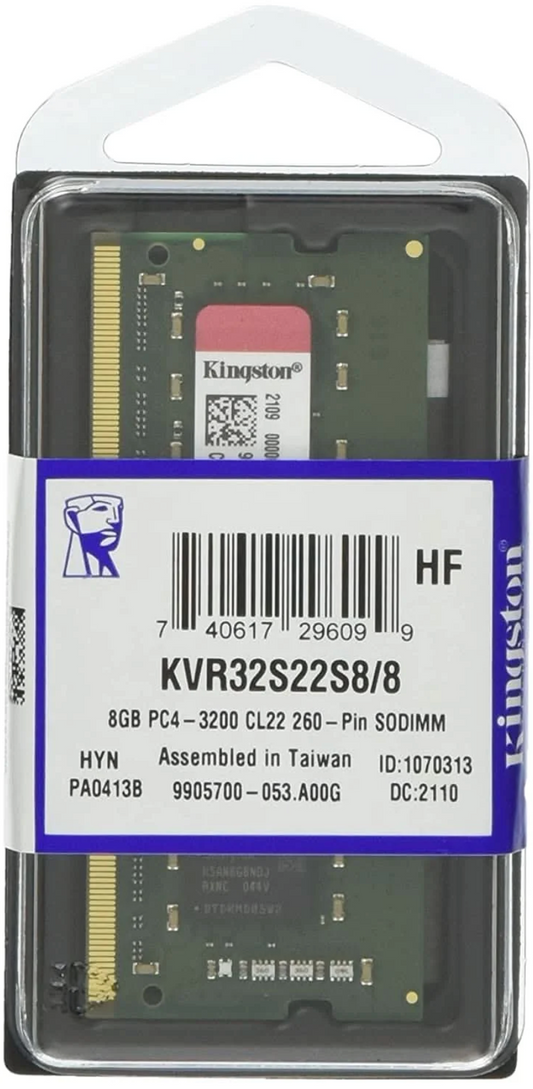 
Kingston 32GB DDR4 3200MHz For Laptop RAM